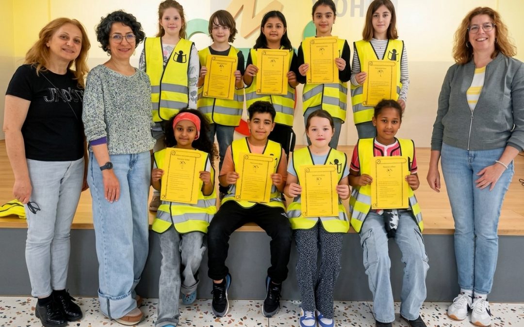 Engagierte Schülerinnen und Schüler erneut als Pausenengel im Einsatz